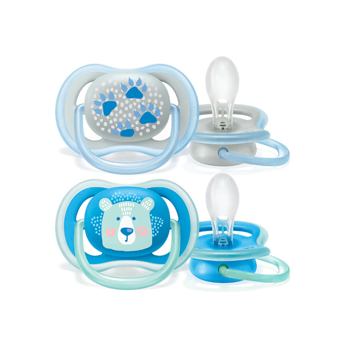 Avent Ultra Air Animals Pacifier 0-6 Months Boy 2U Image 1