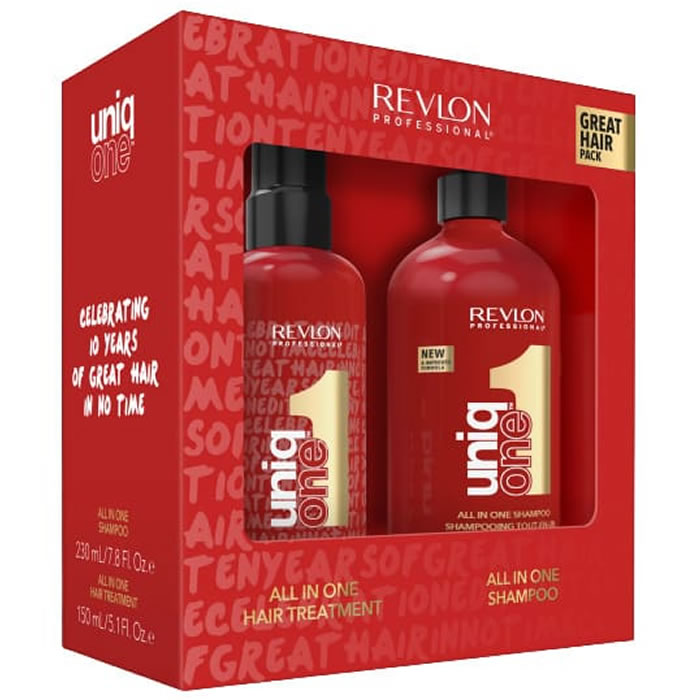 Revlon Uniq One Shampoo 230ml Set 2 Pieces Image 1