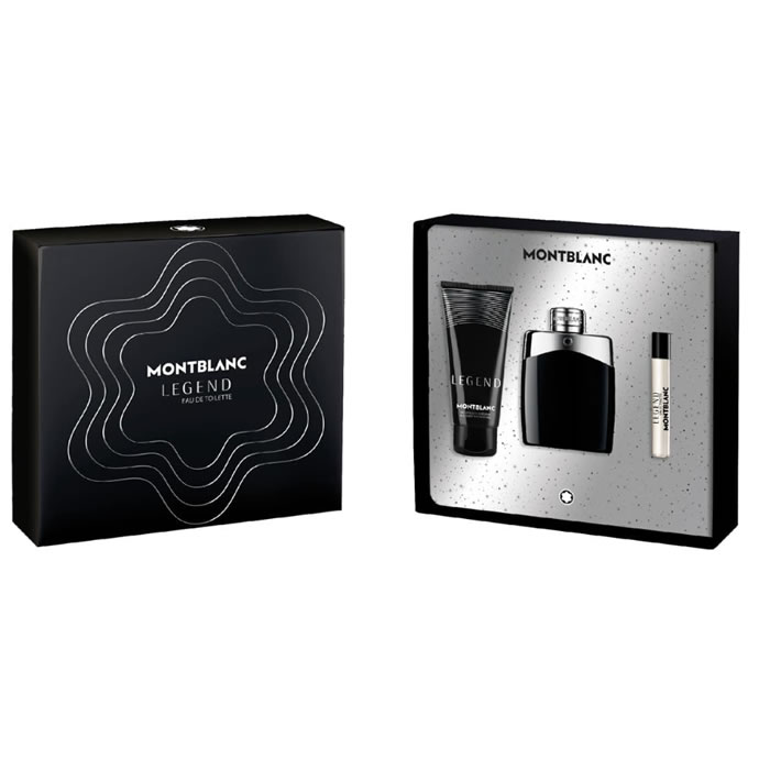 Montblanc Legend Eau de Toilette Spray 100ml Set 3 Pieces Image 1