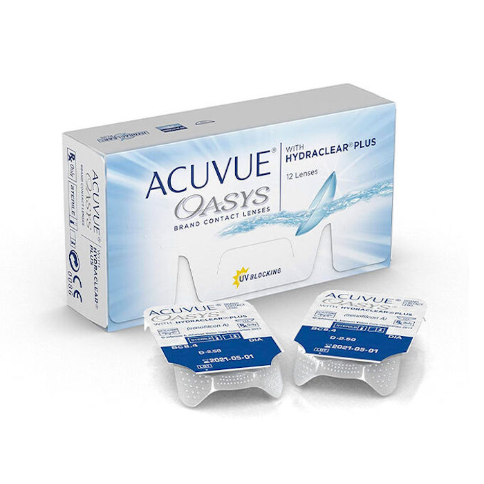 Acuvue Oasys Hydraclear Contact Lenses -4.50 Bc/8.4 12 pcs. Image 1