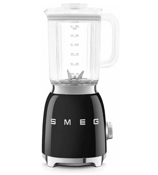 SMEG GLASS BLENDER BLACK BLF03BLEU Image 1