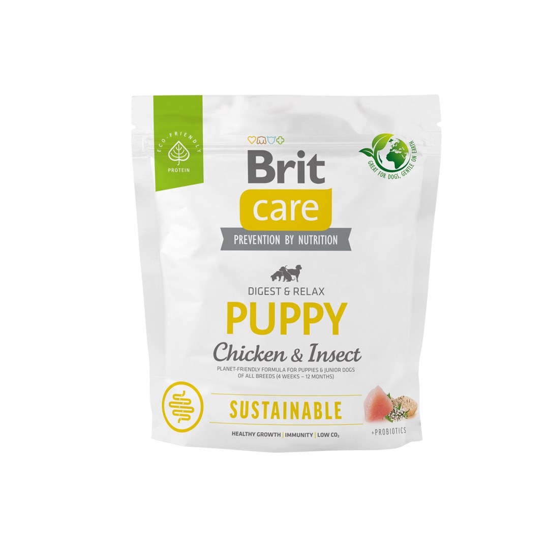 BRIT Care Dog Sustainable Puppy Chicken & Insect  - dry dog food - 1 kg Image 1