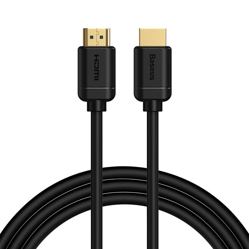 Baseus Καλώδιο 2xHDMI 2.0 4K 60Hz, 3D, HDR, 18Gbps, 2m (Μαύρο) Image 1