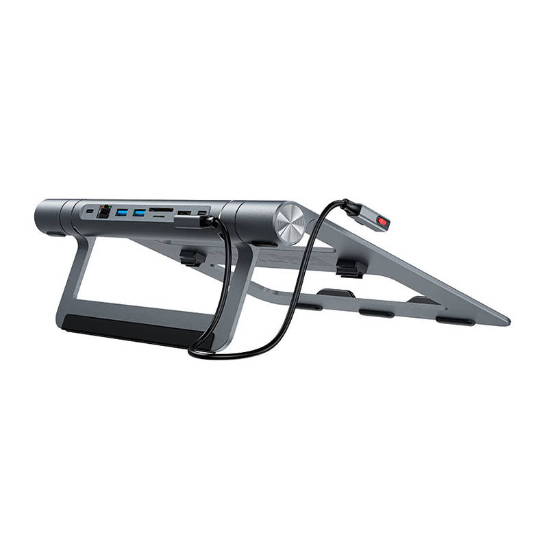 Multifunctional Laptop Stand Acefast E5 PLUS USB-C (black) Image 1