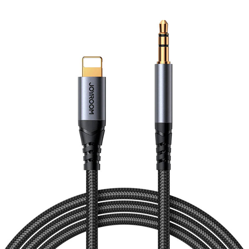 Audio Cable 3,5mm AUX Lightning Joyroom SY-A06 1.2m Image 1