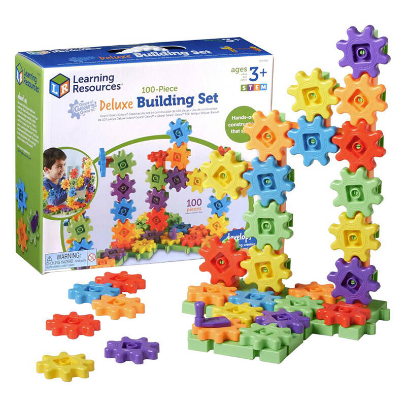 Learning Resources Παιχνίδι Κατασκευής Deluxe Building Set LER 9162 (100τμχ) Image 1