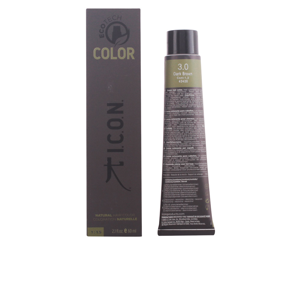Icon Ecotech Color Natural Hair Color 4 Medium Brown 60ml Image 1