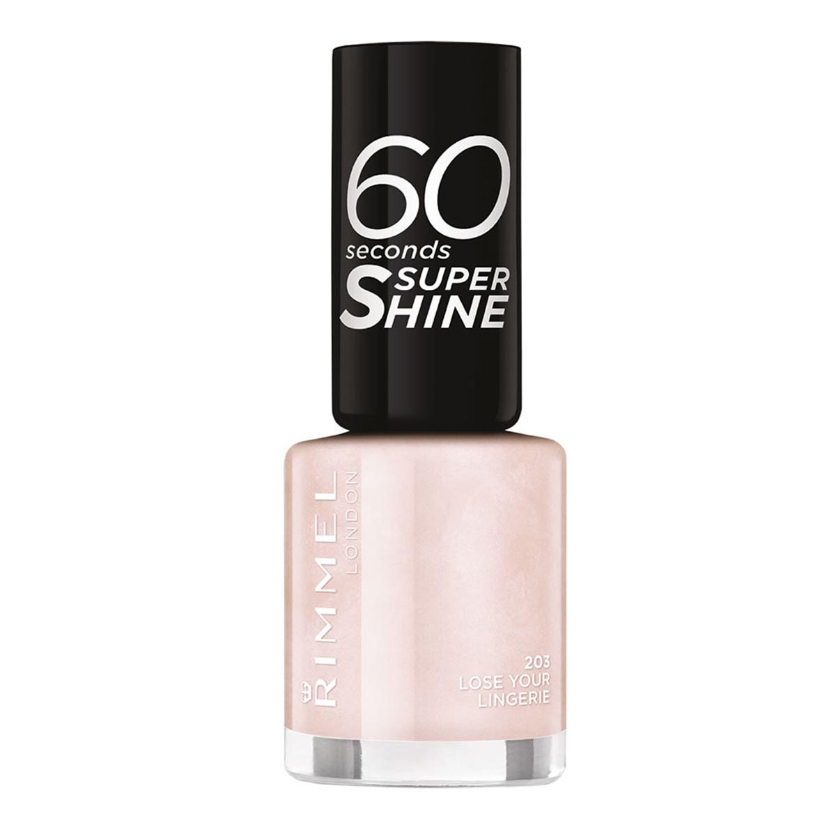 Rimmel London 60 Seconds Super Shine Nail Lacquer 203 Lose Your Lingerie  Image 1