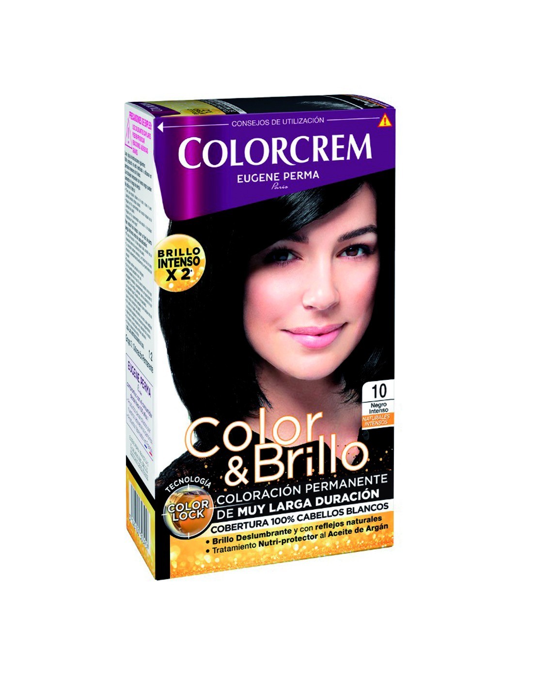 Eugene Perma Tinte Pelo Colorcrem 10 Negro Intenso Image 1