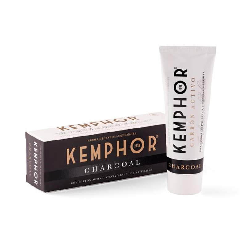 Kemphor Whitening Toothpaste 1918 Activated Charcoal 75ml Image 1