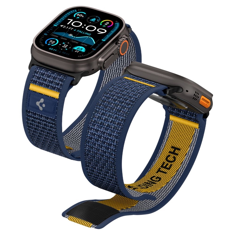 Spigen Athlex Air - Strap for Apple Watch 44/45/46/49 mm (Active Navy) Image 1