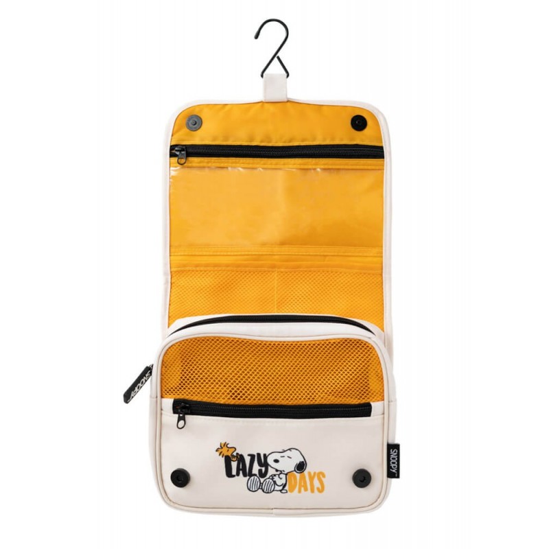 Snoopy - Travel Toiletry Bag with Hanging Hook Image 2