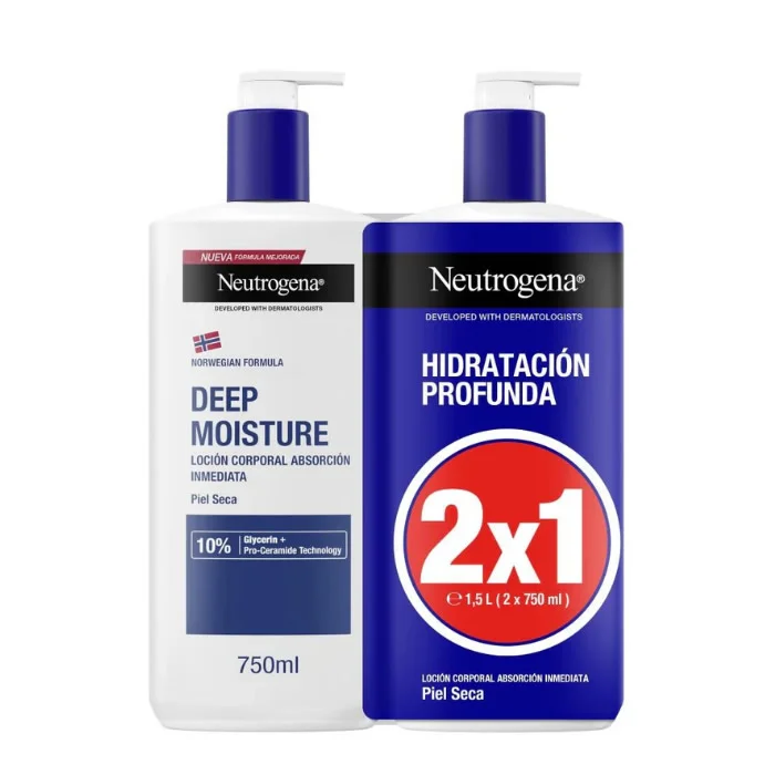 Neutrogena Hydration Lotion 2x750ml Image 1
