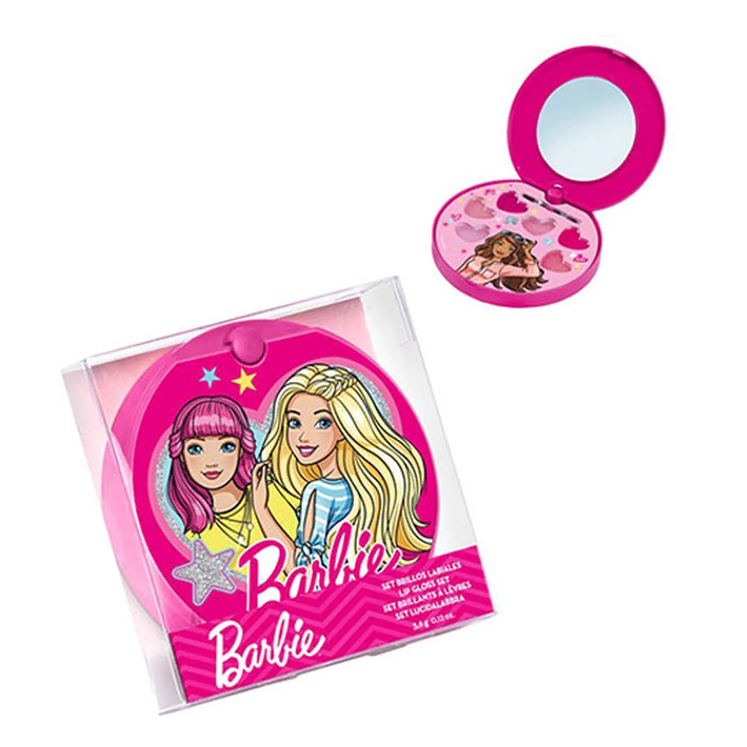 Cartoon Lorenay Barbie Polvera Espejo Brillo L C Image 1