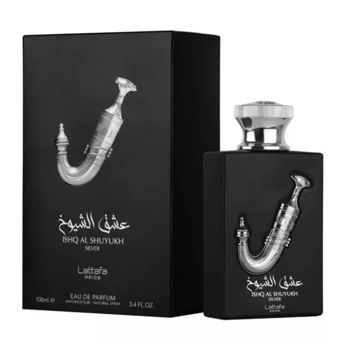 Lattafa Ishq Al Shuyukh Silver Eau De Parfum 100ml Image 1