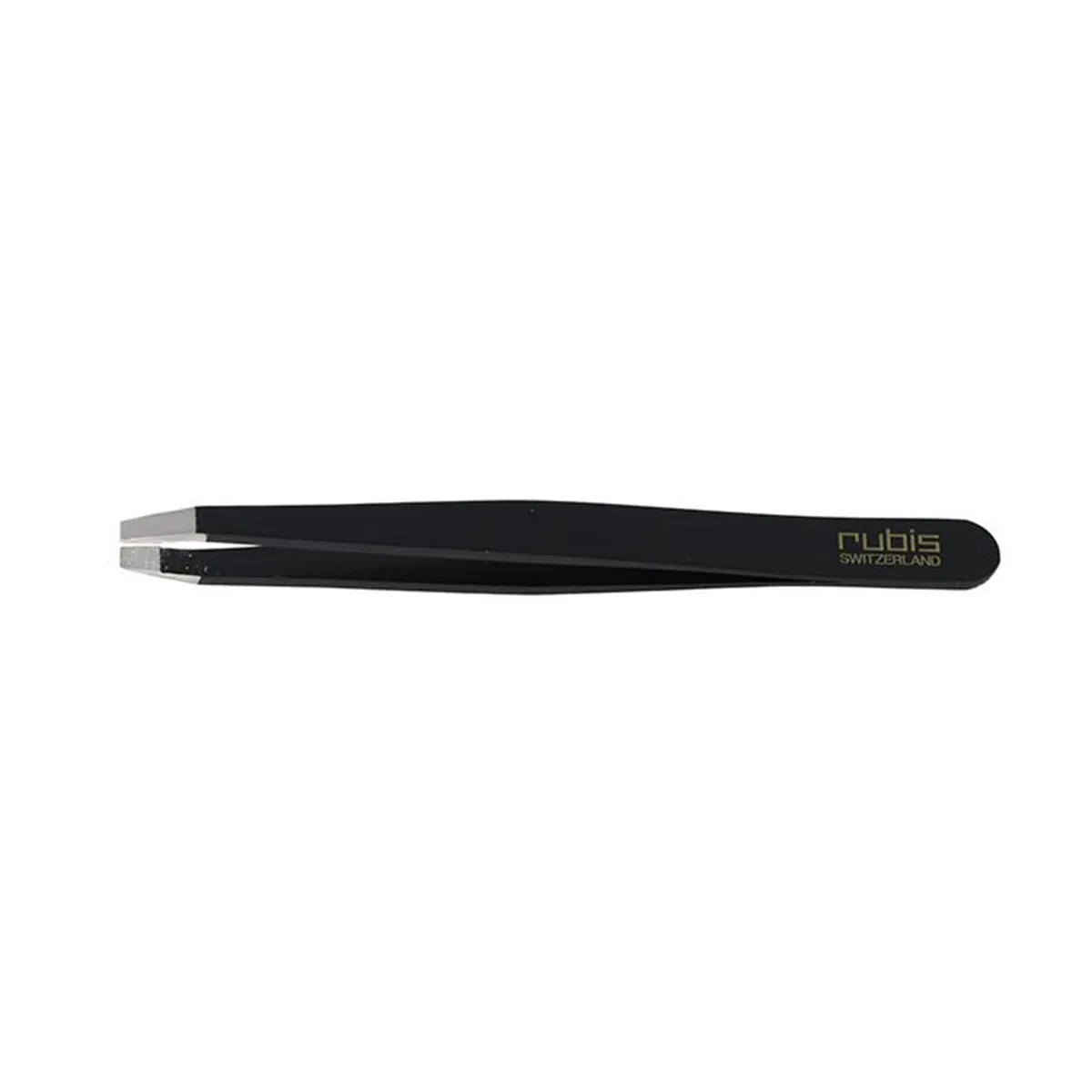 Eurostil 9cm Pinza De Depilar Negra Recta 1un Image 1