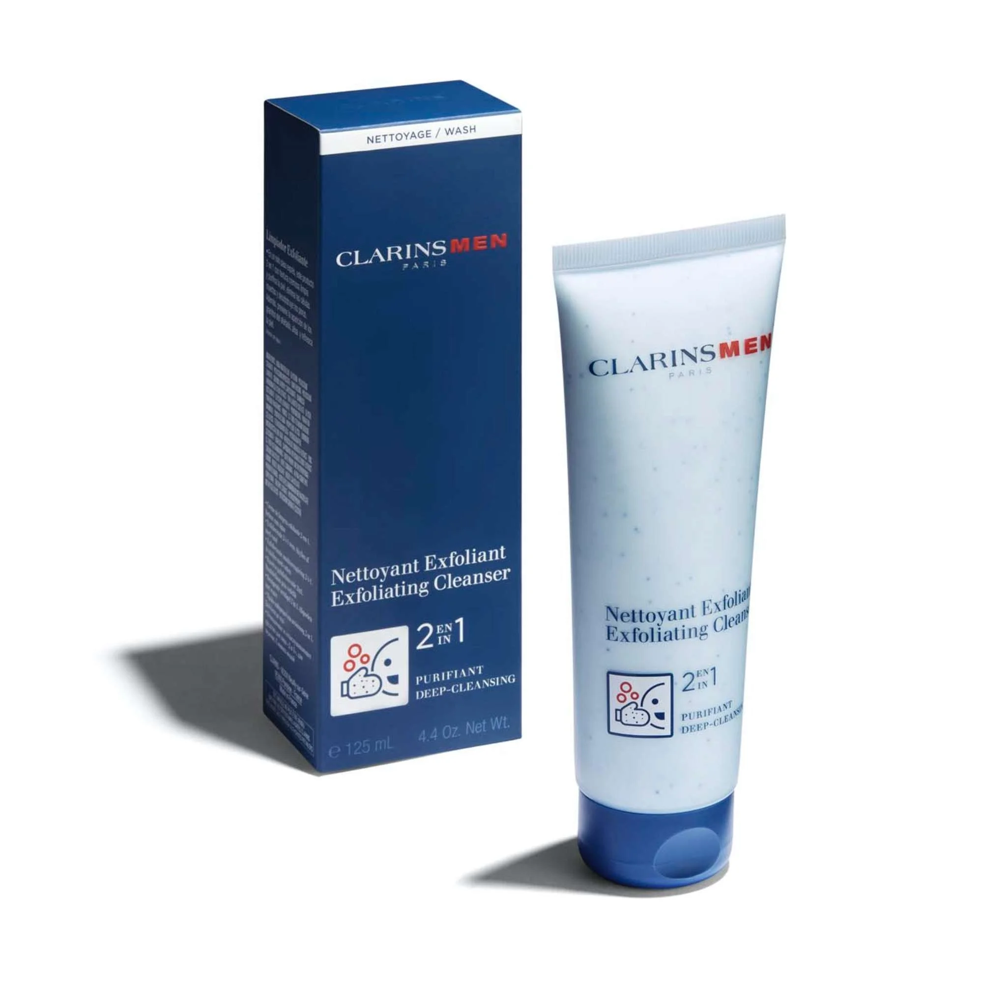 Clarins Men Nettoyant Exfoliant Visage 125ml Image 1