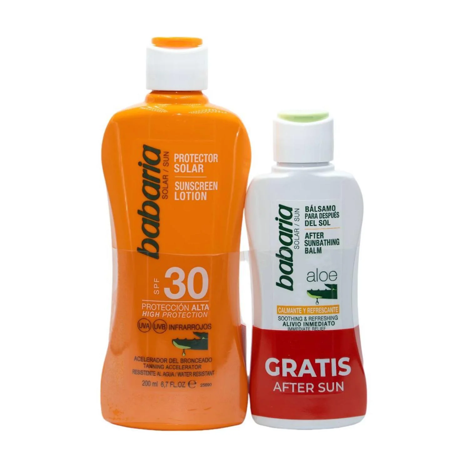 Babaria Aloe Protector Solar Spf30 200ml Balsamo After Sun 1u Image 1