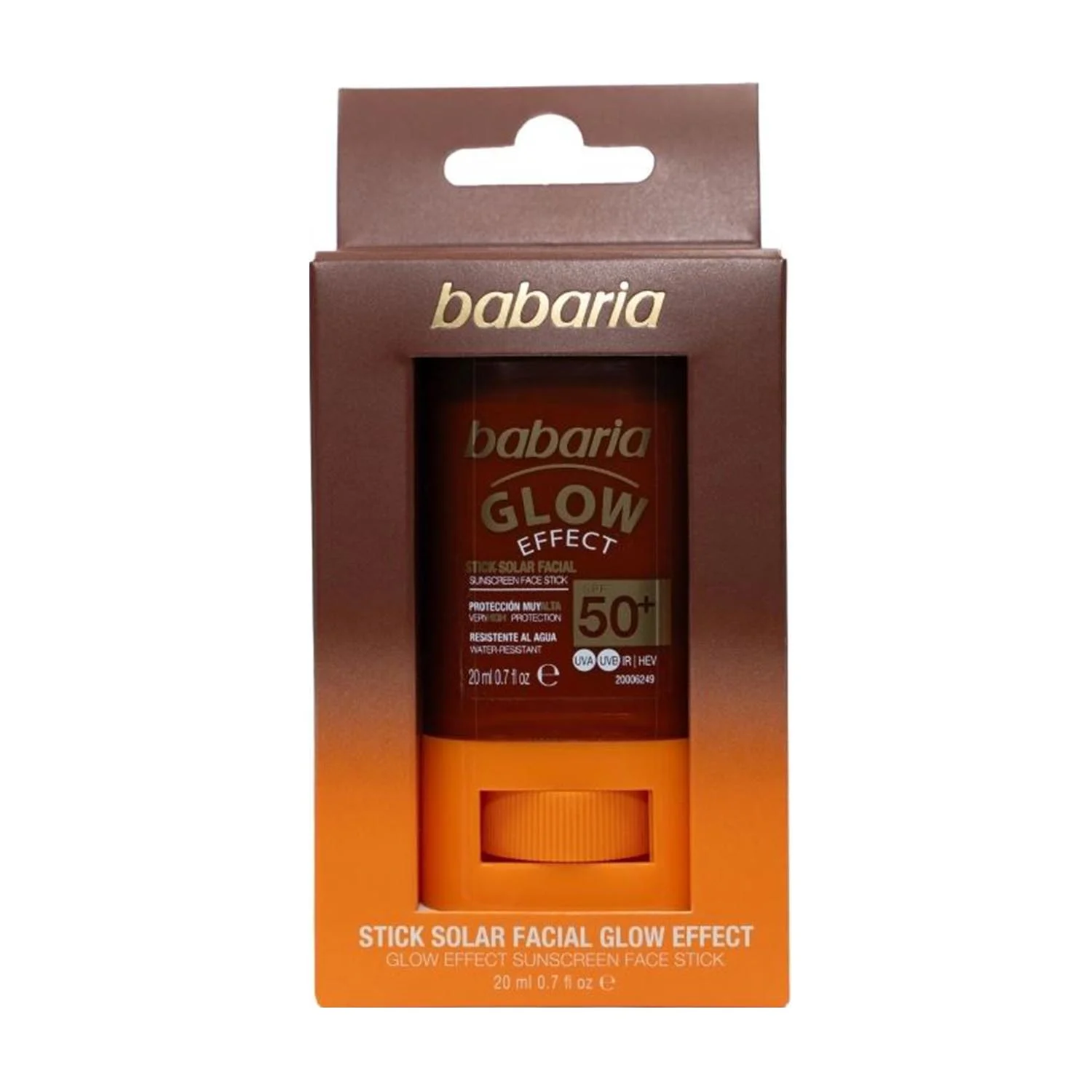 Babaria Glow Effect Stick Solar Facial Spf50 20ml Image 1