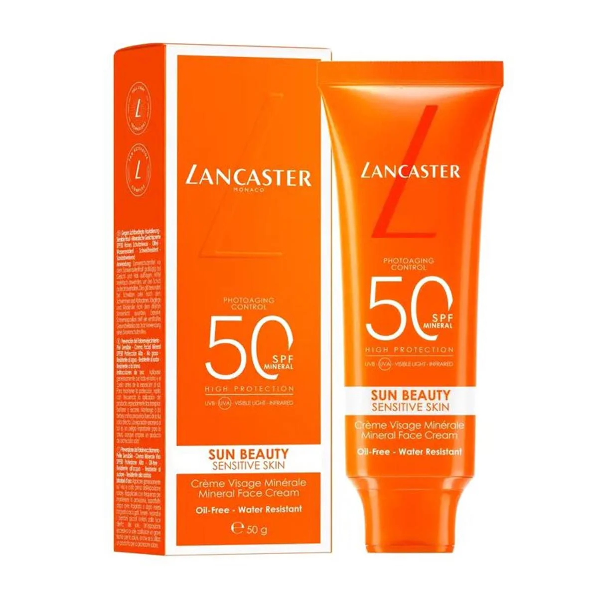 Lancaster Sun Beauty Crema Facial Piel Sensible Spf50 50ml Image 1