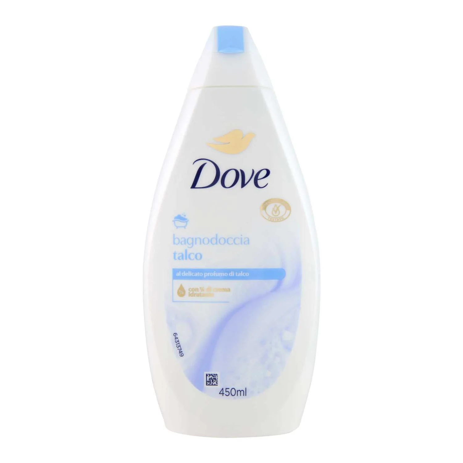 Dove Talco Gel De Baño 450ml Image 1