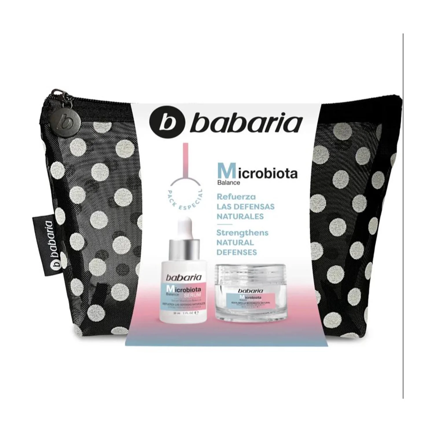 Babaria Microbiota Refuerza Crema Facial Set Estuche 50ml Serum 1u Image 1