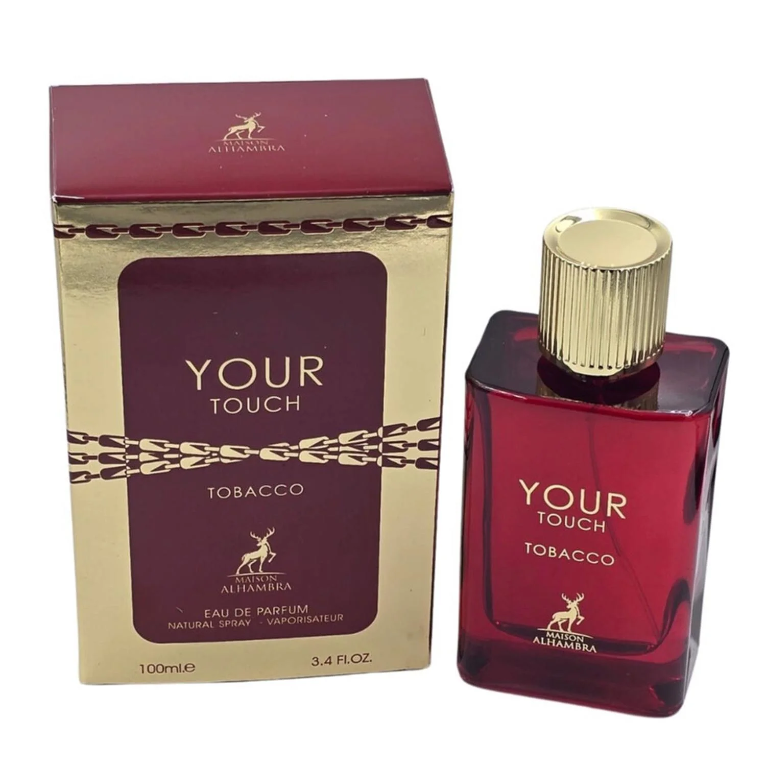 Maison Alhambra Your Touch Tobacco Eau De Parfum 100ml Spray Image 1
