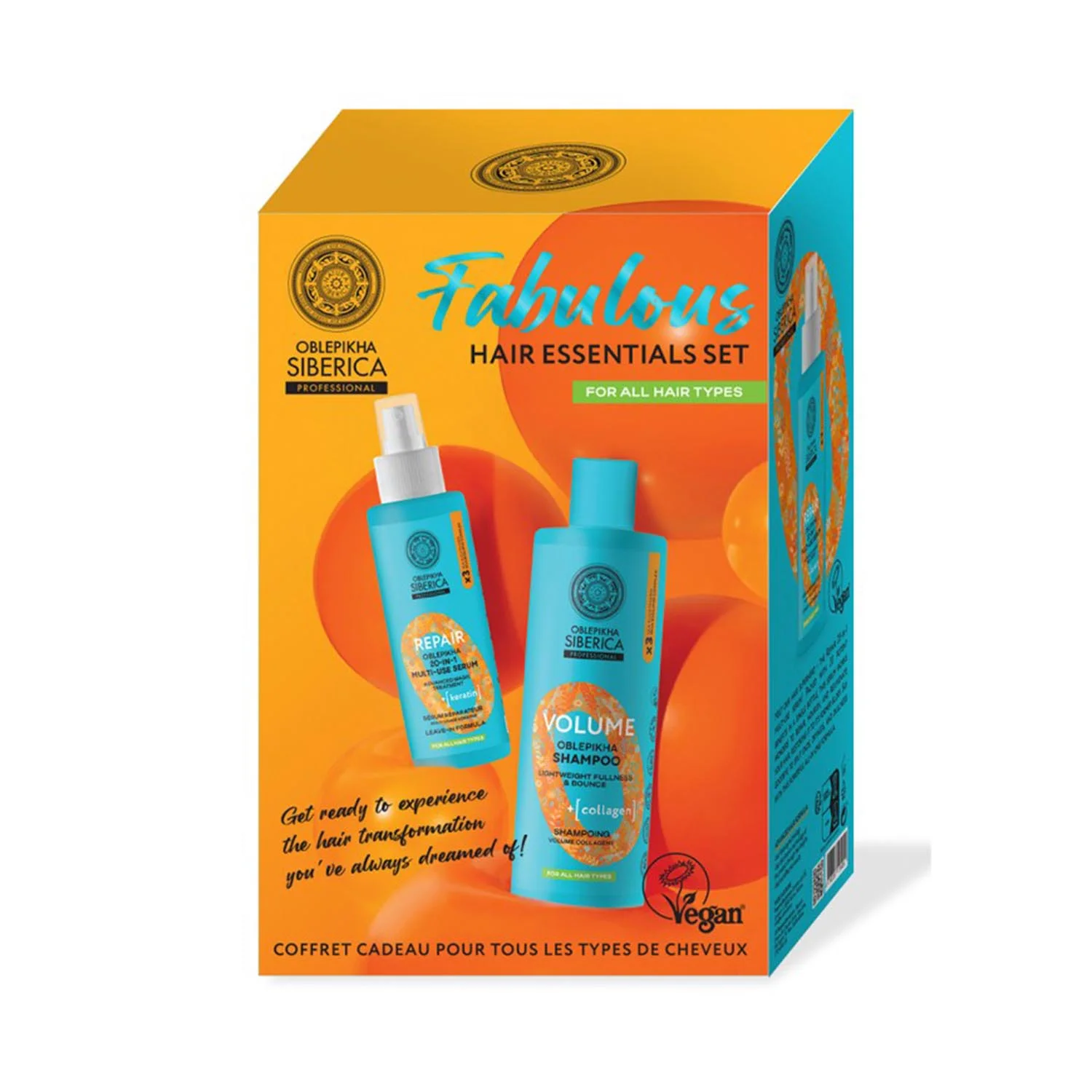 Natura Siberica Volume Repair Coffret Champu Todo Tipo De Cabello 200ml Acondicionador 200ml Image 1