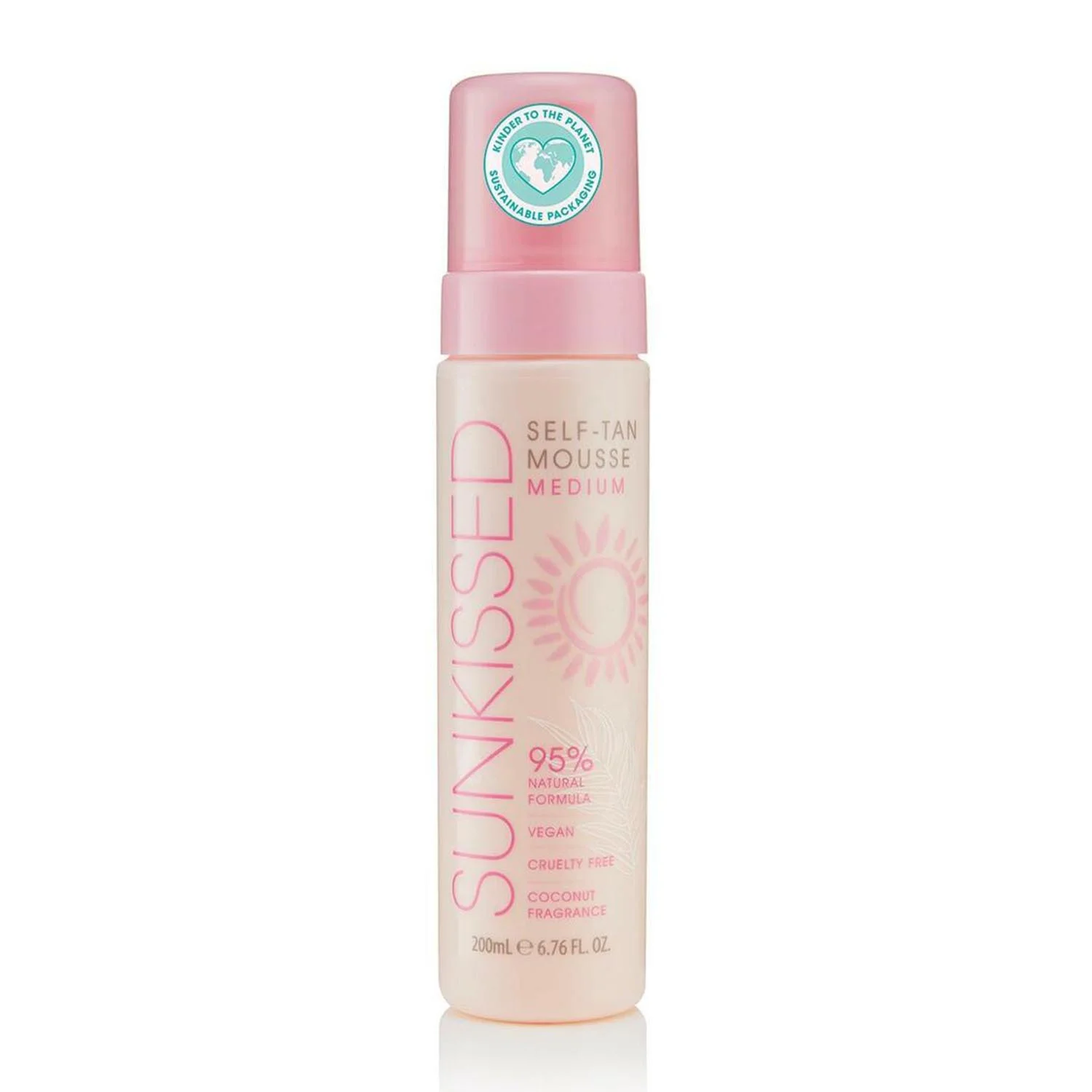 Sunkissed Self-Tan Mousse Medium Coconut Fragrance 200ml Image 1