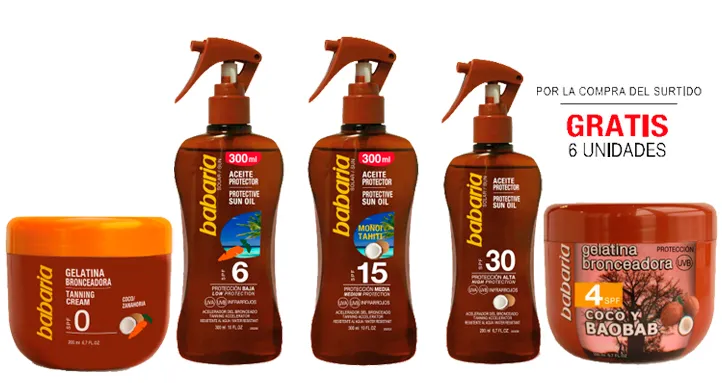 Lote Br Babaria Surtido Aceites 24 6 Gelatinas Gratis Image 1