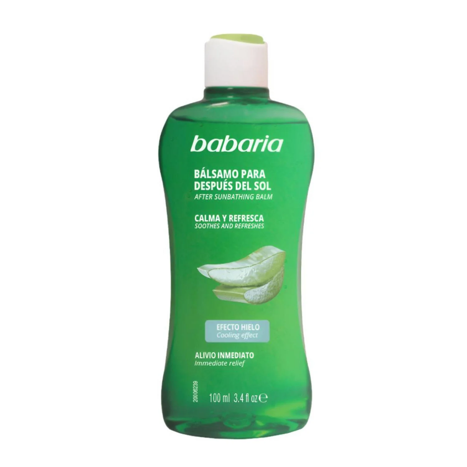 Babaria Sol After Sun Balsamo Efecto Hielo Aloe 100ml Image 1