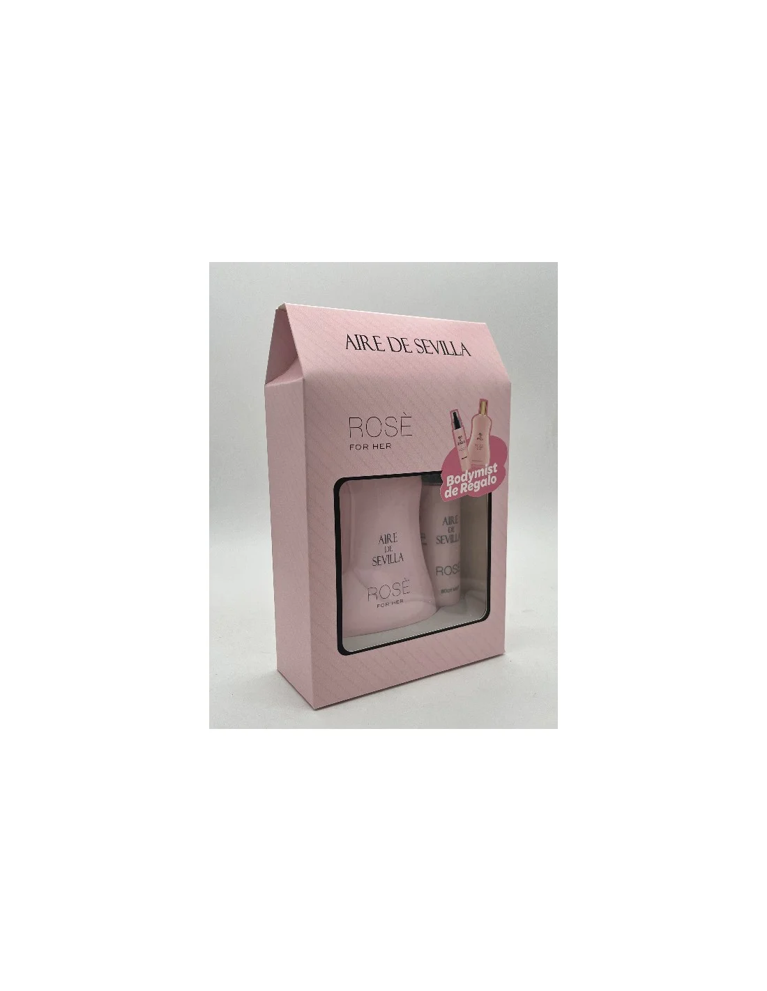 Instituto Español Aire De Sevilla Rose For Her Edt Spray 100ml Body Mist 50ml Ts Image 1
