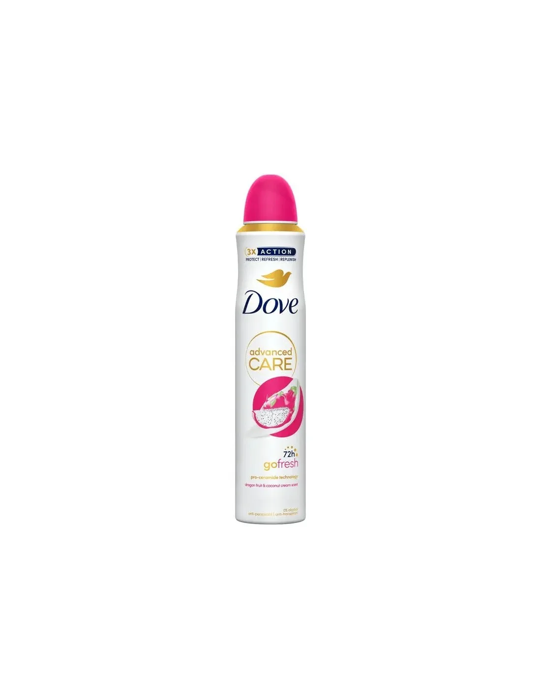 Dove Desodorante Spray Adv 200ml Dragon Fruit Image 1