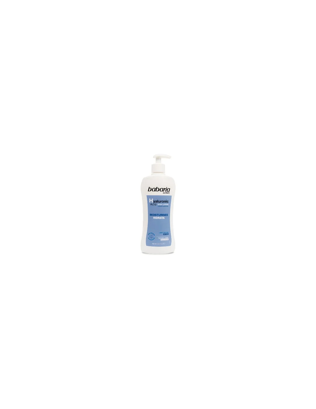 Babaria Body Lotion Hyaluronic Acid 400ml Image 1
