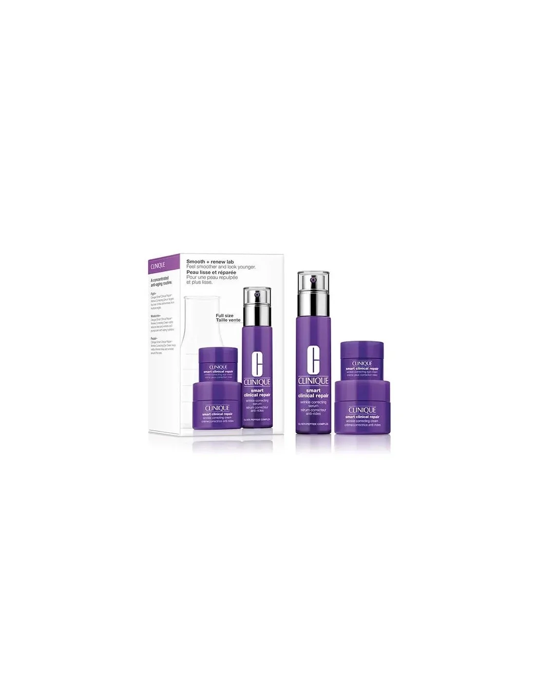 Clinique Set Smart Serum 30ml Wrinkle Cream 15ml Wrinkle Eye 5ml Image 1