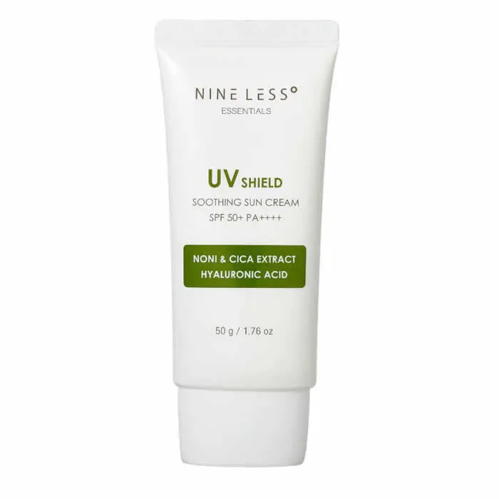 Nine Less Essentials UV Shield Soothing Sun Cream SPF 50+ 50g Image 1