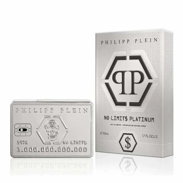 Philipp Plein No Limits Platinum Eau De Parfum Spray 90ml Image 1