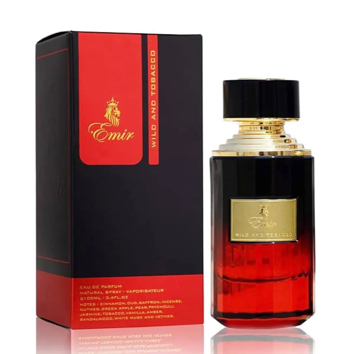 Paris Corner Emir Wild and Tocabbo Eau De Parfum 100ml Spray Image 1