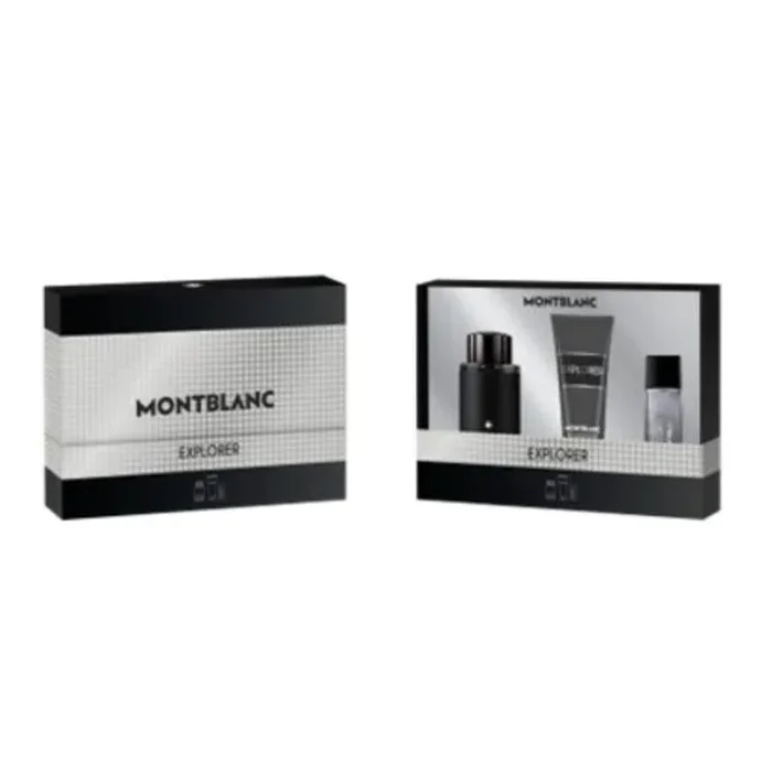 Montblanc Explorer Eau De Parfum Spray 100ml Set 3 Pieces Image 1