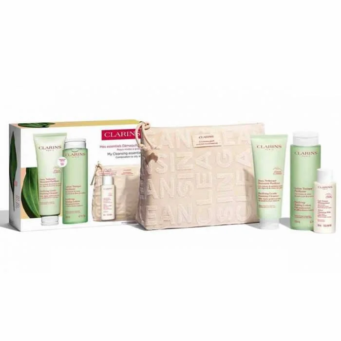 Clarins Purifying Gentle Foaming Cleanser 125ml Set 3 Pieces Image 1