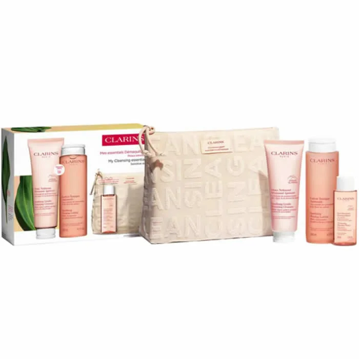 Clarins Soothing Gentle Foaming Cleanser 125ml Set 4 Pieces Image 1