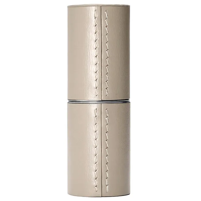 La Bouche Rouge Beige Leather Lipstick Case Image 1