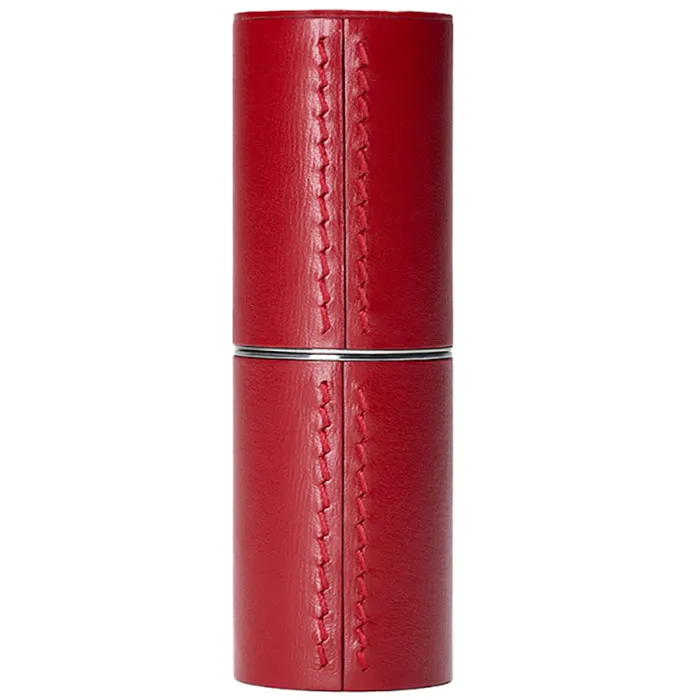 La Bouche Rouge Red Leather Lipstick Case Image 1