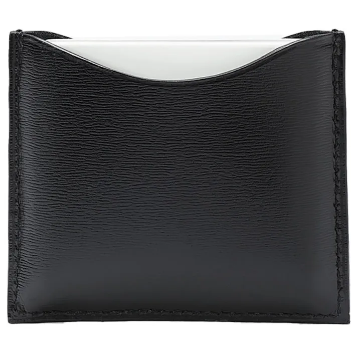 La Bouche Rouge Black Leather Compact Case Image 1