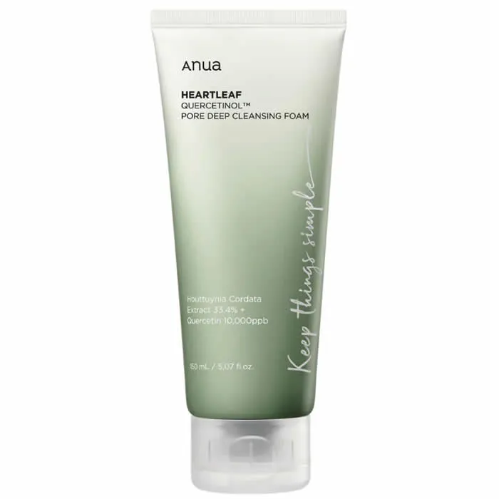 Anua Heartleaf Quercetinol Pore Deep Cleansing Foam 150ml Image 1