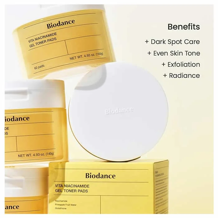 Biodance Vita Niacinamide Gel Toner 60 Pads Image 1