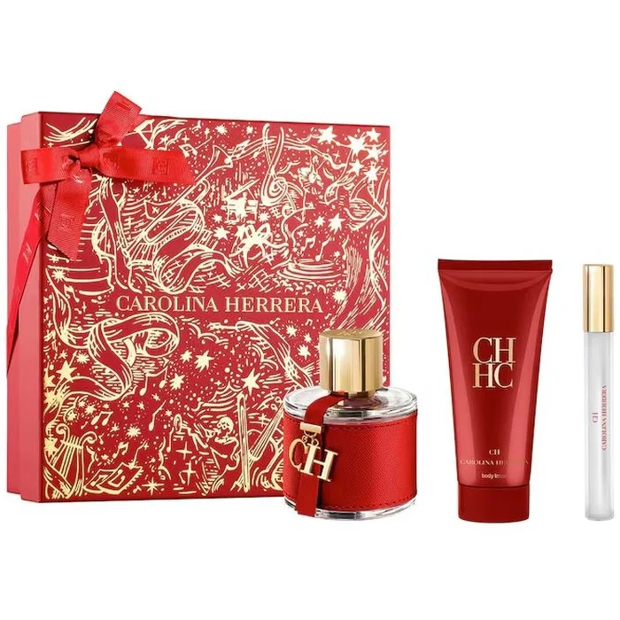 Carolina Herrera Ch Eau De Toilette Spray 100ml Set 3 Pieces Image 1
