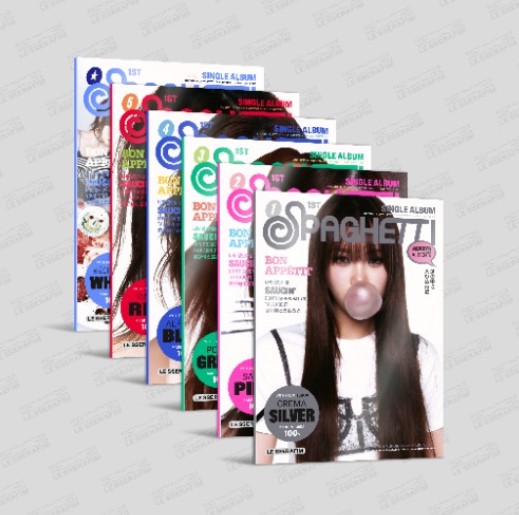 LE SSERAFIM - 1st Single Album 'SPAGHETTI' (COMPACT ver.) (6 TYPES Random)