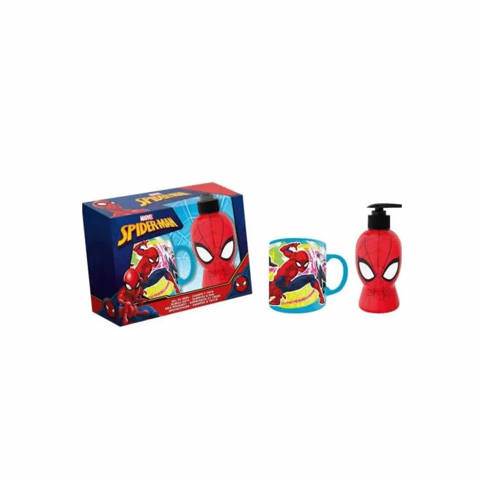 Marvel Spiderman Shower Gel And Shampoo 300ml Set 2 Pieces Image 1
