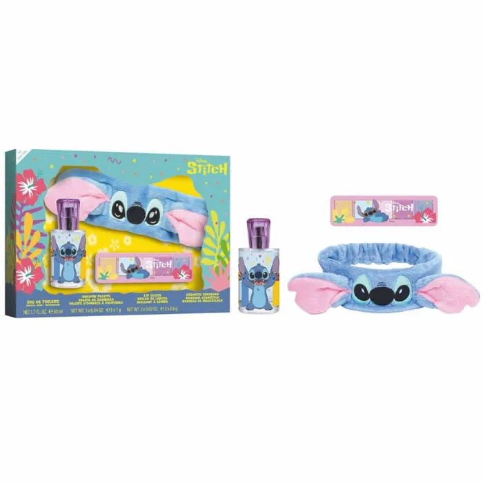 Disney Stitch Eau De Toilette Spray 50ml Set 3 Pieces Image 1